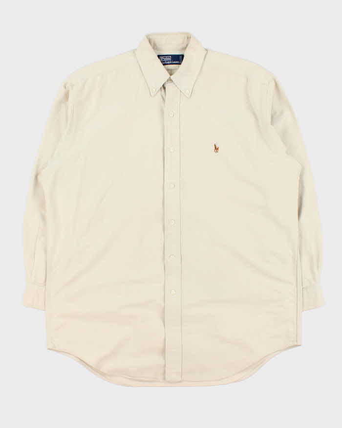Vintage 1990s Polo Ralph Lauren Oversized Long Sleeve Shirt - M
