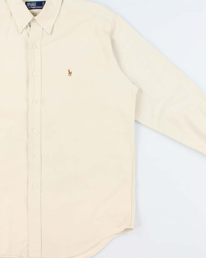 Vintage 1990s Polo Ralph Lauren Oversized Long Sleeve Shirt - M