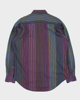 Vintage Y2K 00s Robert Graham Striped Long Sleeve Shirt - M
