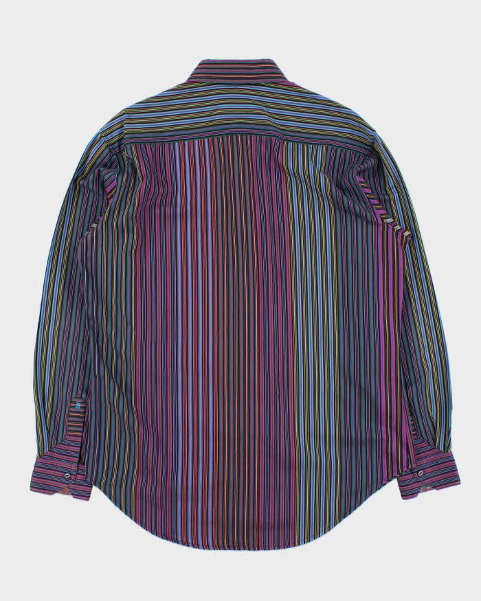 Vintage Y2K 00s Robert Graham Striped Long Sleeve Shirt - M