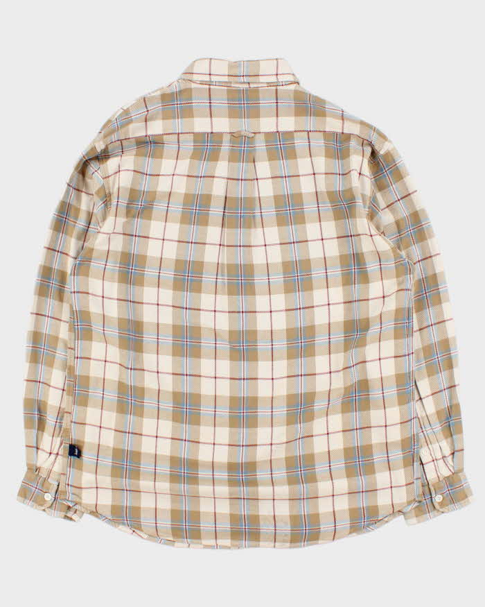 Vintage 1990s Stussy Plaid Long Sleeve Flannel Shirt - XL
