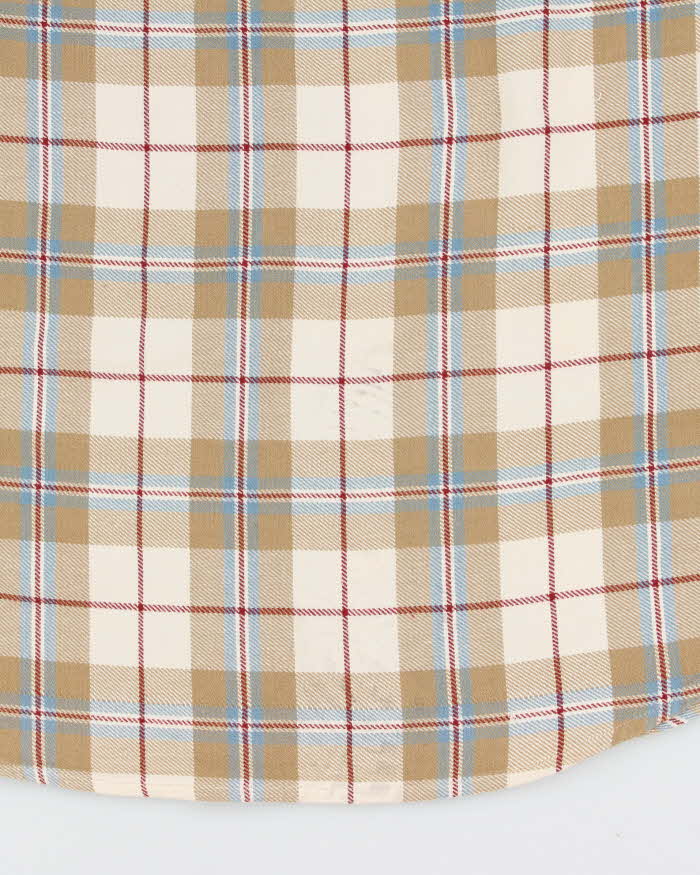 Vintage 1990s Stussy Plaid Long Sleeve Flannel Shirt - XL