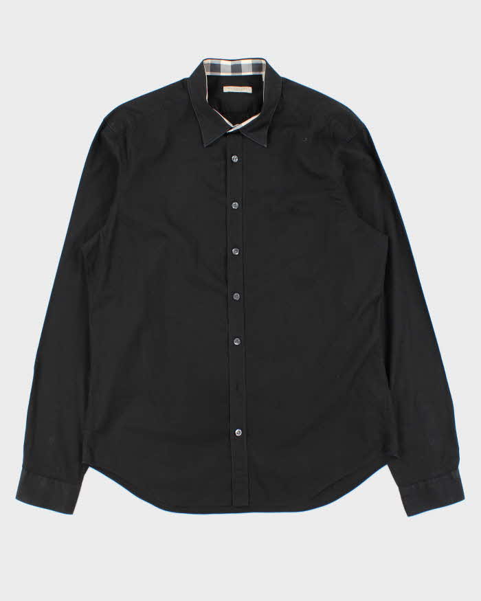 Vintage Y2K 00s Burberry Brit Fitted Long Sleeve Shirt - L