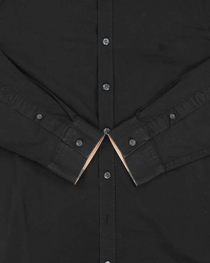 Vintage Y2K 00s Burberry Brit Fitted Long Sleeve Shirt - L