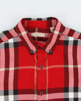 Vintage Y2K 00s Burberry Brit Novacheck Long Sleeve Flannel Shirt - M