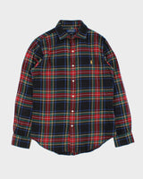 Vintage Polo Ralph Lauren Tartan Long Sleeve Flannel Shirt - M