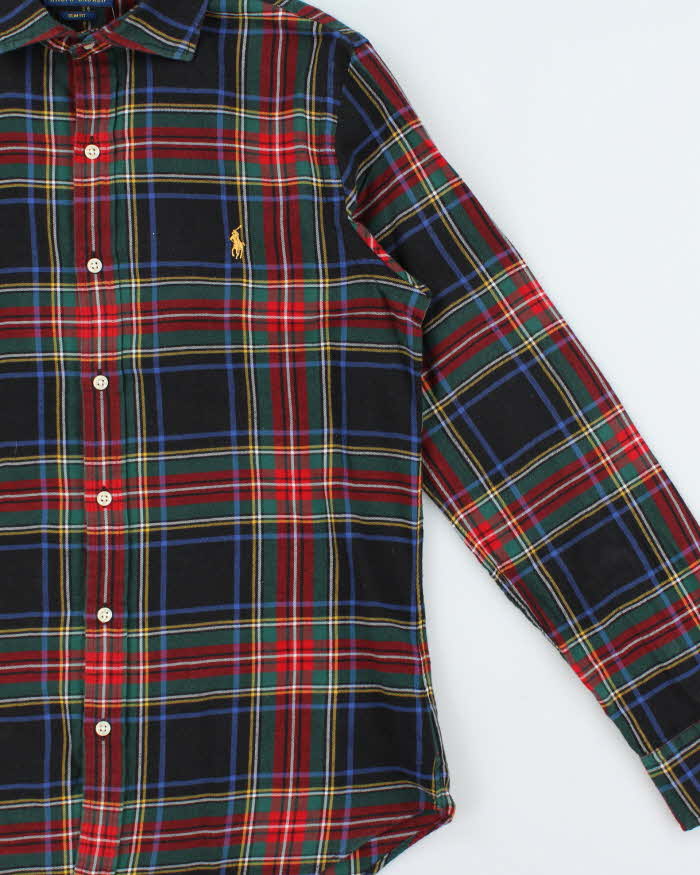 Vintage Polo Ralph Lauren Tartan Long Sleeve Flannel Shirt - M