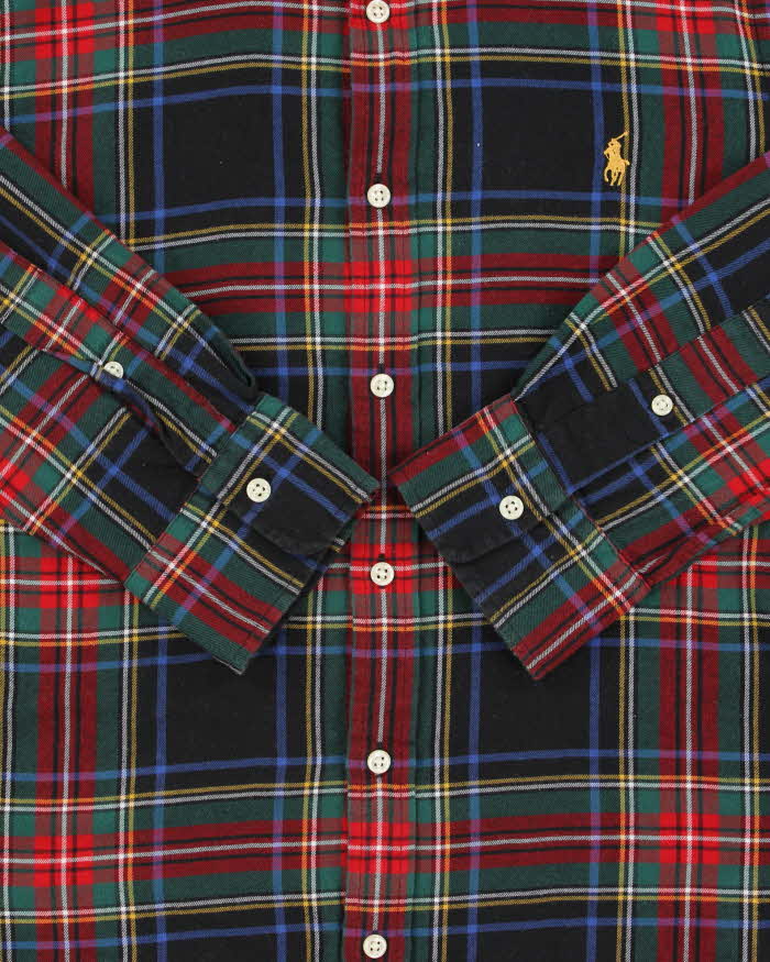 Vintage Polo Ralph Lauren Tartan Long Sleeve Flannel Shirt - M