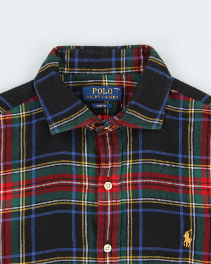Vintage Polo Ralph Lauren Tartan Long Sleeve Flannel Shirt - M