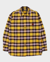 Vintage Acne Studios Face Heavyweight Long Sleeve Flannel Shirt - M