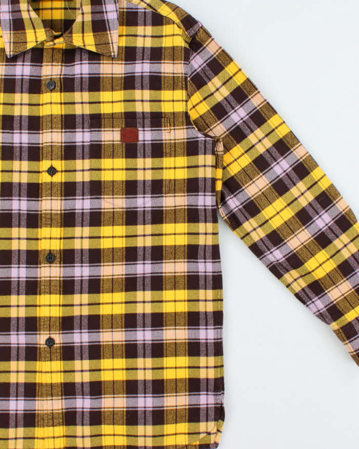 Vintage Acne Studios Face Heavyweight Long Sleeve Flannel Shirt - M