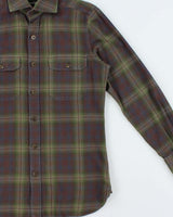 Tom Ford Plaid Cotton Western Long Sleeve Flannel Shirt - M