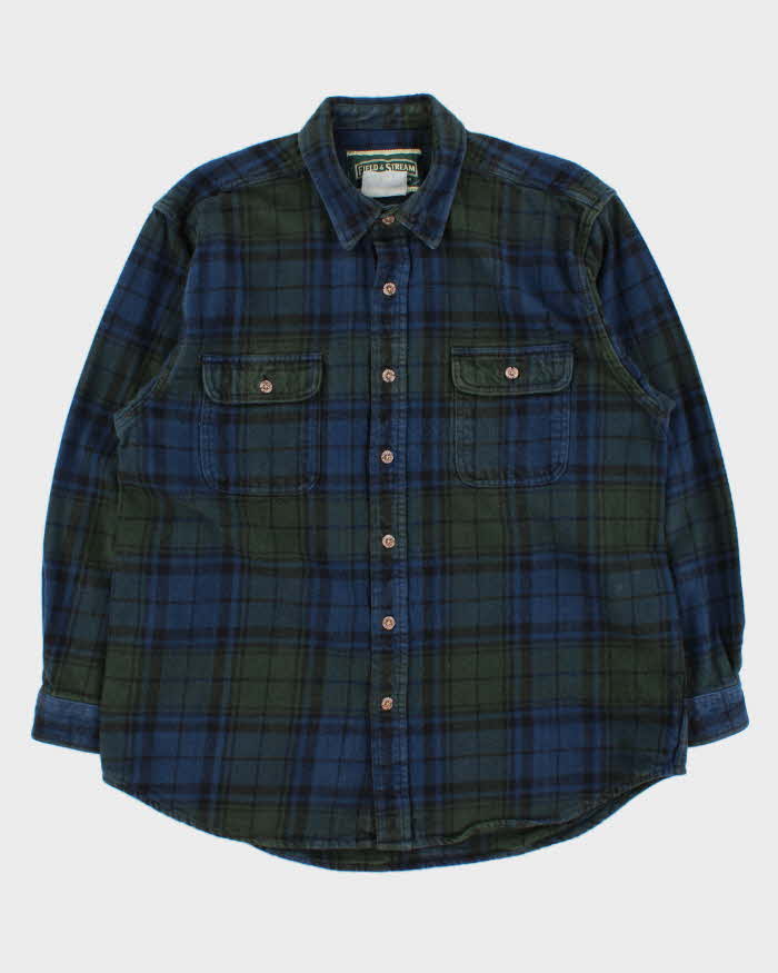 Vintage 90s Field &amp; Stream Flannel Shirt - M