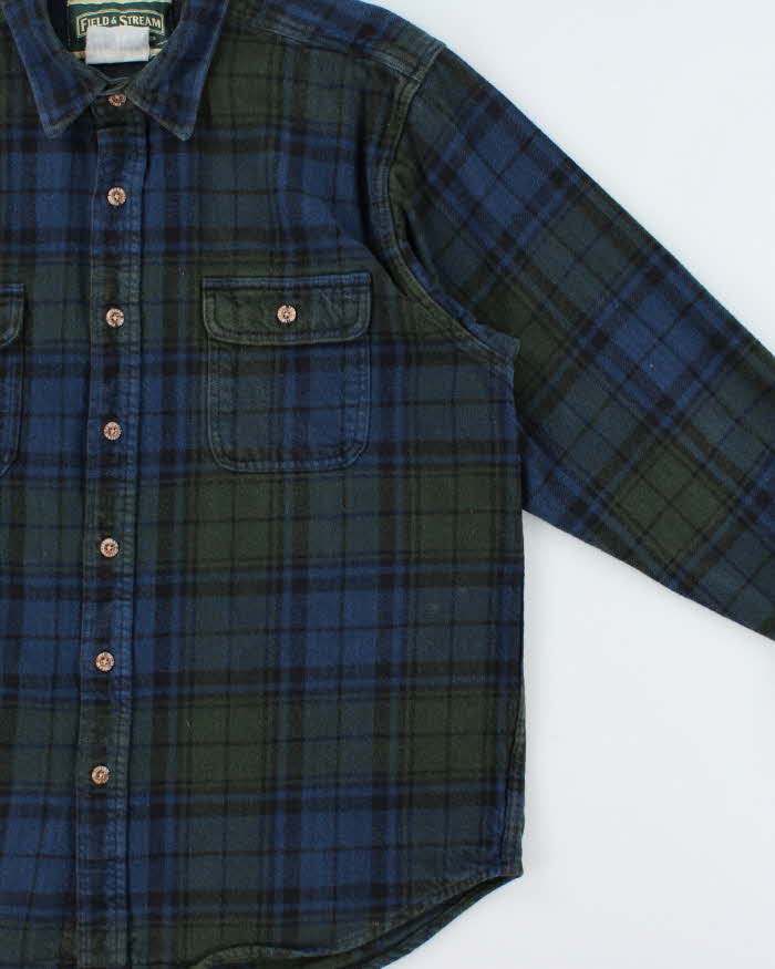 Vintage 90s Field &amp; Stream Flannel Shirt - M