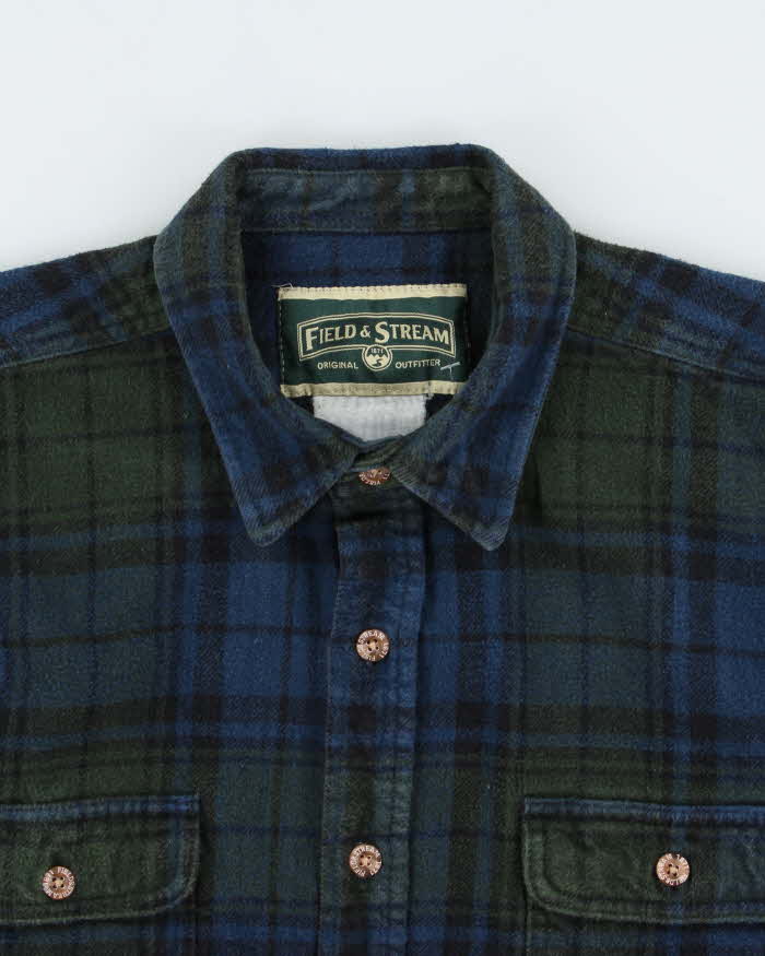 Vintage 90s Field &amp; Stream Flannel Shirt - M