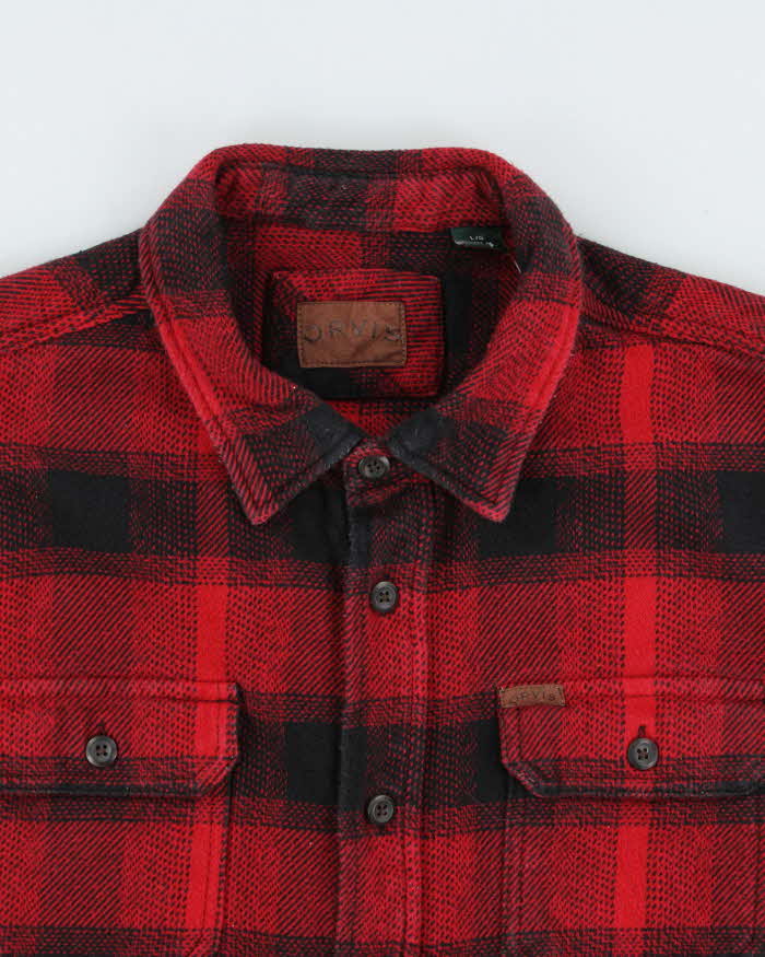 Vintage Orvis Heavyweight Flannel Shirt - L