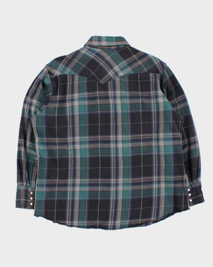 Vintage 90s Wrangler Heavyweight Flannel Shirt - XL