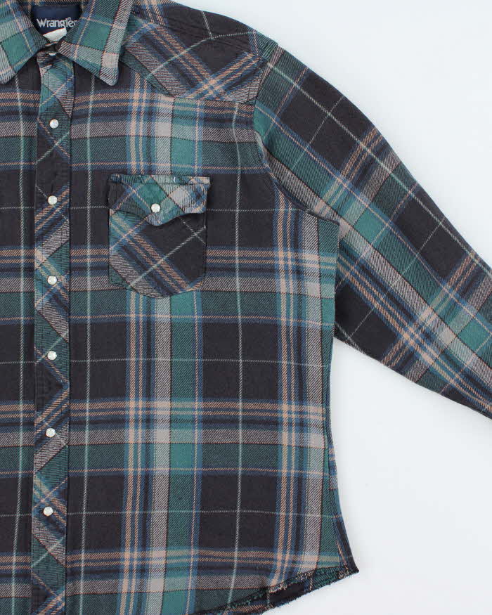 Vintage 90s Wrangler Heavyweight Flannel Shirt - XL