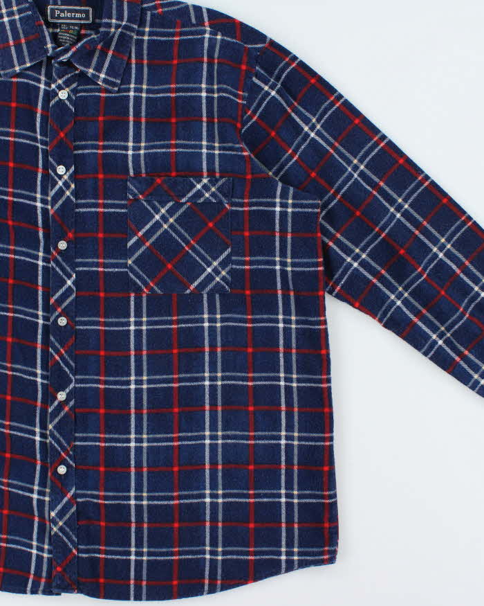 Vintage 90s Palermo Flannel Shirt - XL