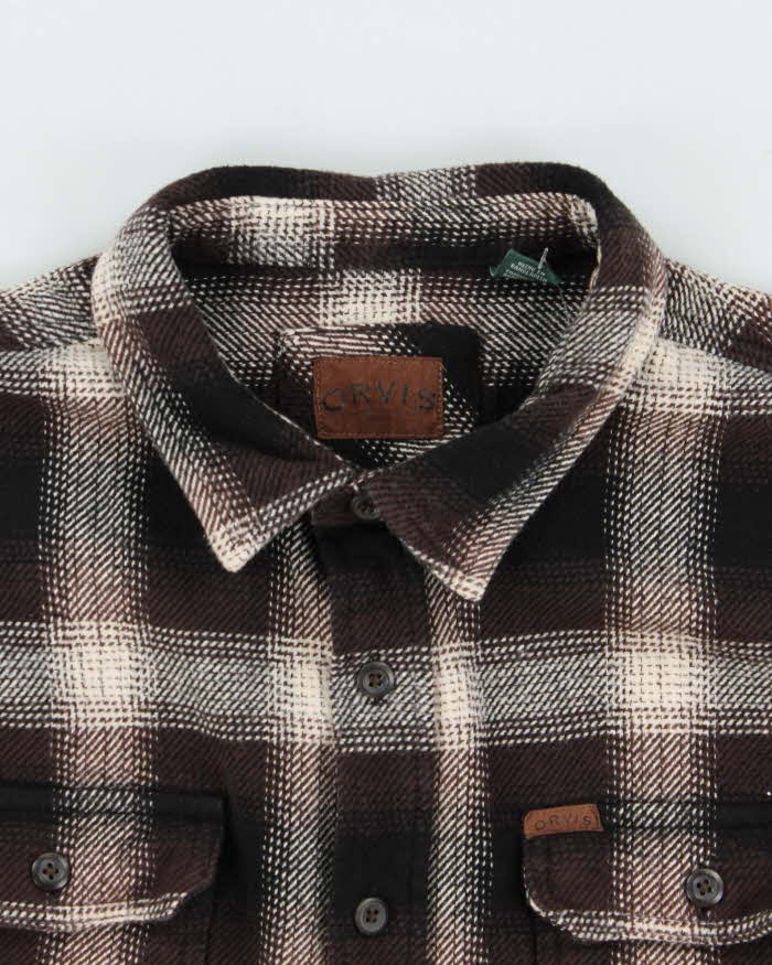 Vintage Orvis Heavyweight Flannel Shirt - XL