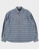 Vintage 90s Basic Red Flannel Shirt - XL