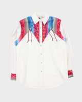 Vintage 80s Korol Ranch Snap Button Western Shirt - M