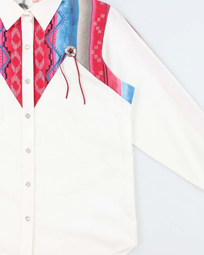 Vintage 80s Korol Ranch Snap Button Western Shirt - M