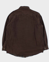 Vintage Carhartt Flannel Lined Heavyweight Workwear Over Shirt - L