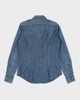 Vintage Y2K 00s Lauren Ralph Lauren Long Sleeve Denim Shirt - S