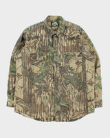Vintage Cabelas Realtree Heavyweight Camouflage Shirt - L