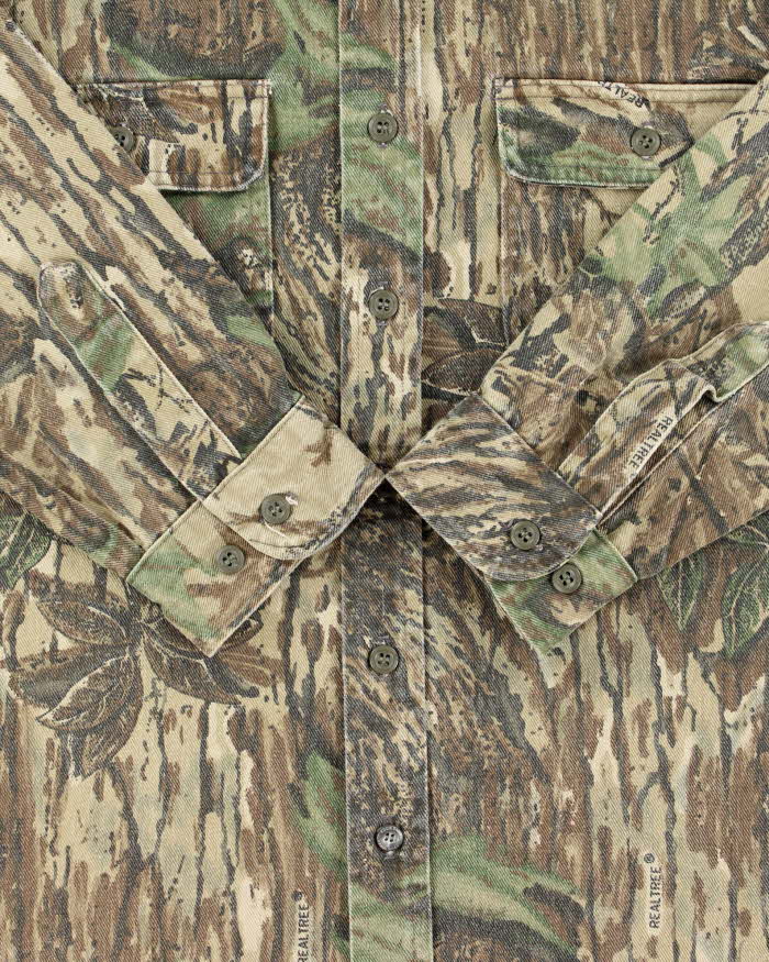 Vintage Cabelas Realtree Heavyweight Camouflage Shirt - L