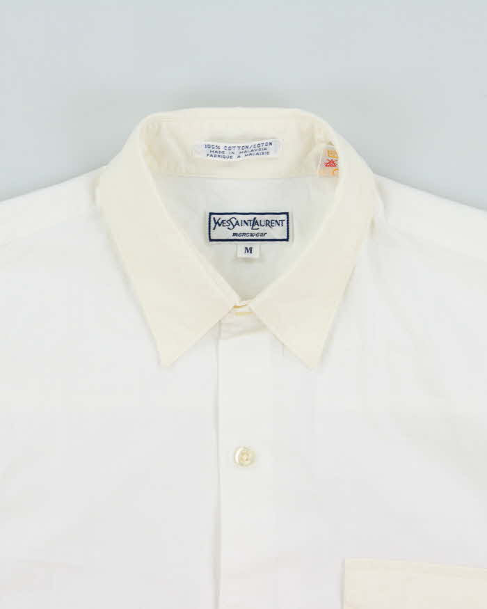 Vintage 90s Yves Saint Laurent Two Tone Shirt - M