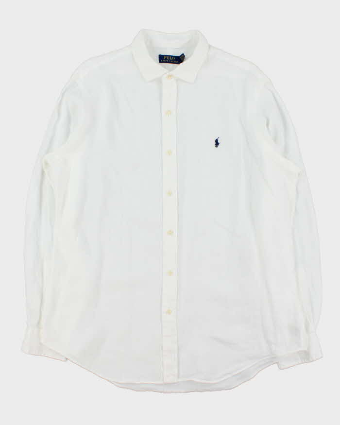 Vintage Ralph Lauren Oversized Linen Shirt - XL