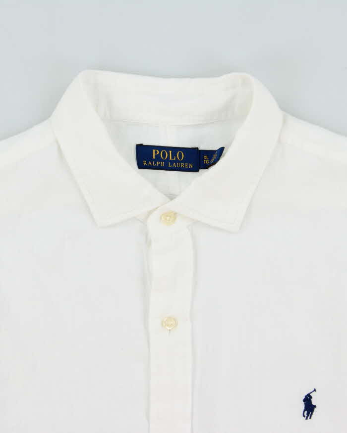 Vintage Ralph Lauren Oversized Linen Shirt - XL