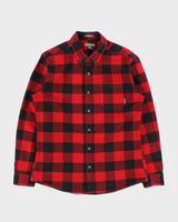 Vintage Eddie Bauer Buffalo Plaid Classic Fit Long Sleeve Flannel Shirt - M