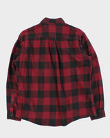 Vintage Eddie Bauer Buffalo Plaid Classic Fit Long Sleeve Flannel Shirt - L