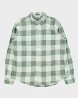 Vintage Eddie Bauer Buffalo Plaid Classic Fit Long Sleeve Flannel Shirt - L