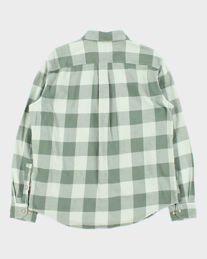 Vintage Eddie Bauer Buffalo Plaid Classic Fit Long Sleeve Flannel Shirt - L