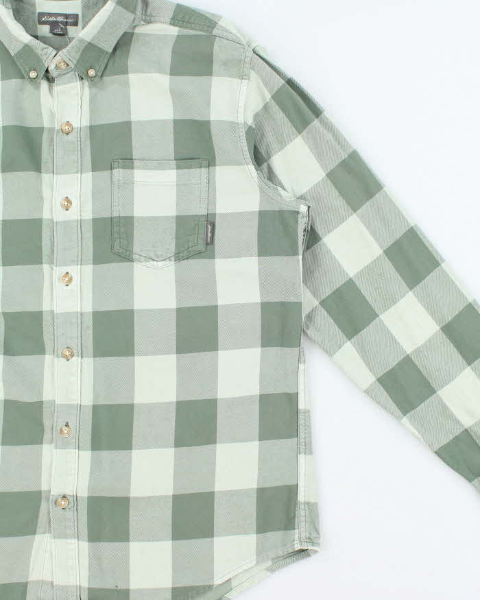 Vintage Eddie Bauer Buffalo Plaid Classic Fit Long Sleeve Flannel Shirt - L