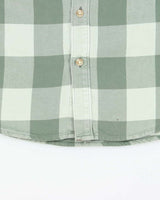 Vintage Eddie Bauer Buffalo Plaid Classic Fit Long Sleeve Flannel Shirt - L