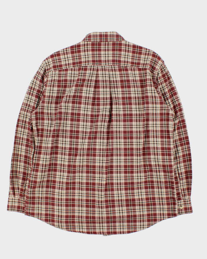 Vintage 00s L.L.Bean Plaid Long Sleeve Flannel Shirt - M
