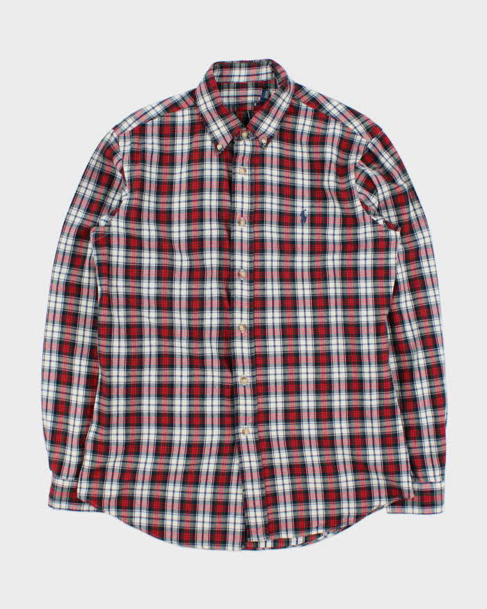 Vintage 00s Polo Ralph Lauren Plaid Long Sleeve Flannel Shirt - M