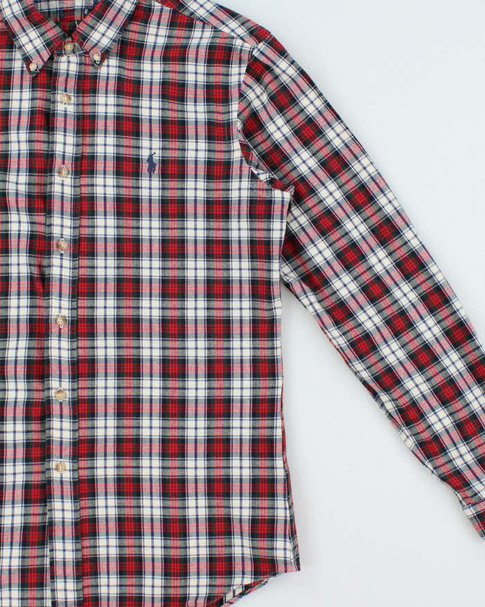 Vintage 00s Polo Ralph Lauren Plaid Long Sleeve Flannel Shirt - M