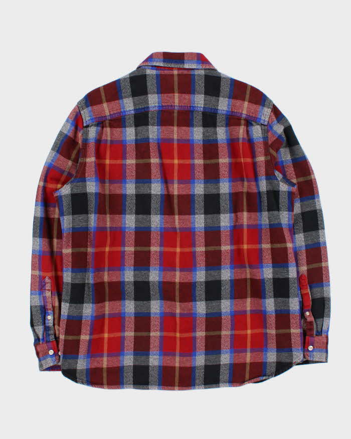 Vintage The North Face Heavyweight Plaid Long Sleeve Flannel Shirt - L
