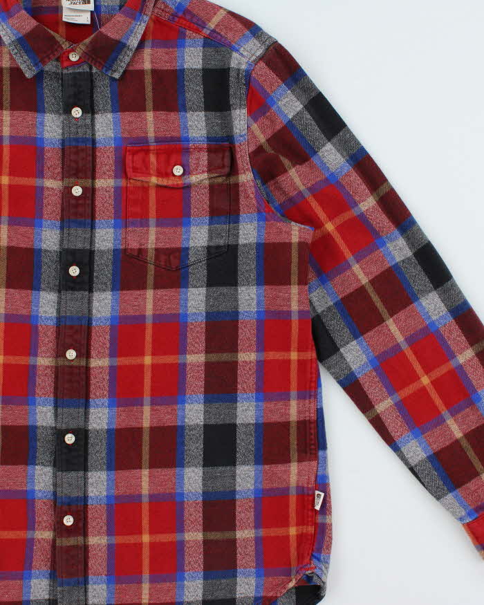 Vintage The North Face Heavyweight Plaid Long Sleeve Flannel Shirt - L