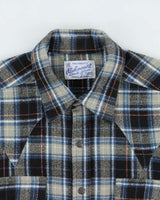 Vintage 1990s Rockmount Made In USA Western Snap Button Long Sleeve Flannel Shirt - L