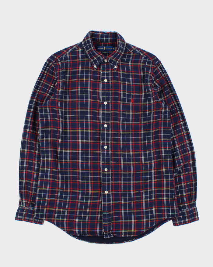Vintage Polo Ralph Lauren Plaid Classic Fit Long Sleeve Flannel Shirt - M