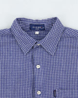 Vintage 1990s Guess Jeans Checked Long Sleeve Flannel Shirt - L