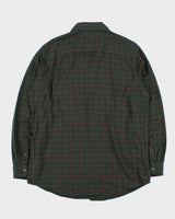 Vintage Christian Lacroix Modern Fit Long Sleeve Flannel Shirt - XL