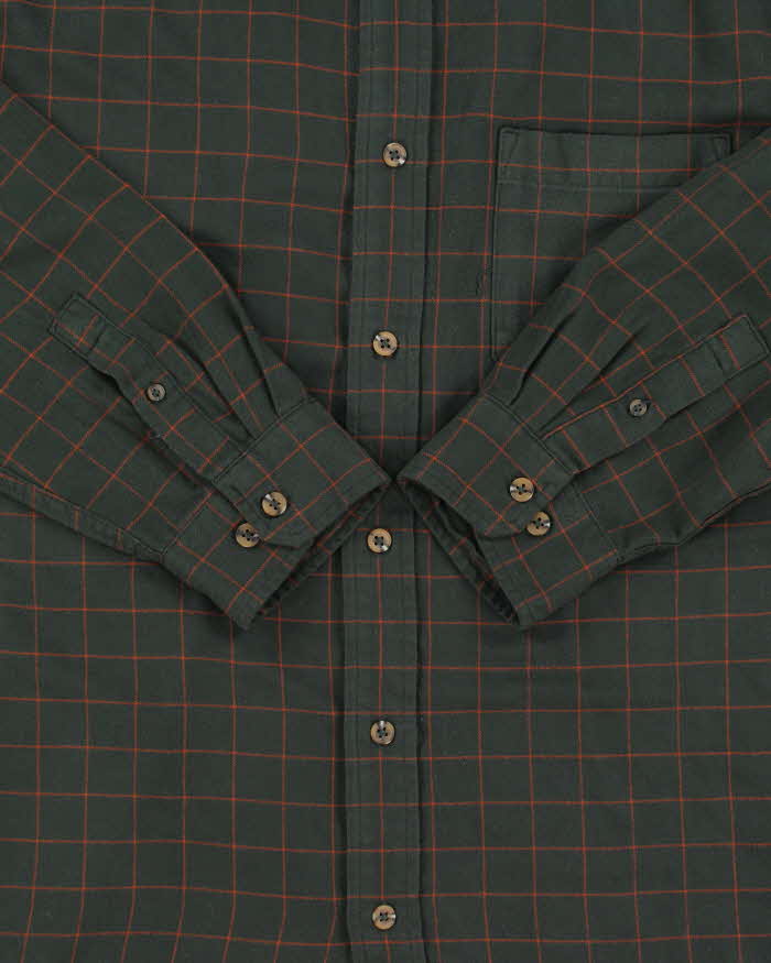 Vintage Christian Lacroix Modern Fit Long Sleeve Flannel Shirt - XL